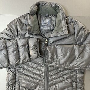 Abercrombie & Fitch Puffer Jacket Women's Small Lightweight Black Outdoor Grunge